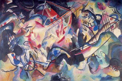 Piet Mondrian (1872-1944) in seinen frühen Landschaftsbildern: Betonung auf Baumkrone und Verzweigung der Äste die oben genannten hat er weiter systematisiert und zu einer gegenstandsfreien