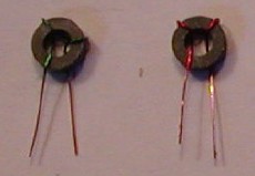 L3 and L4: 2 inch von der 10 inch-länge des verdrillten # 30 Drahtes (rot/ grün) schneiden.
