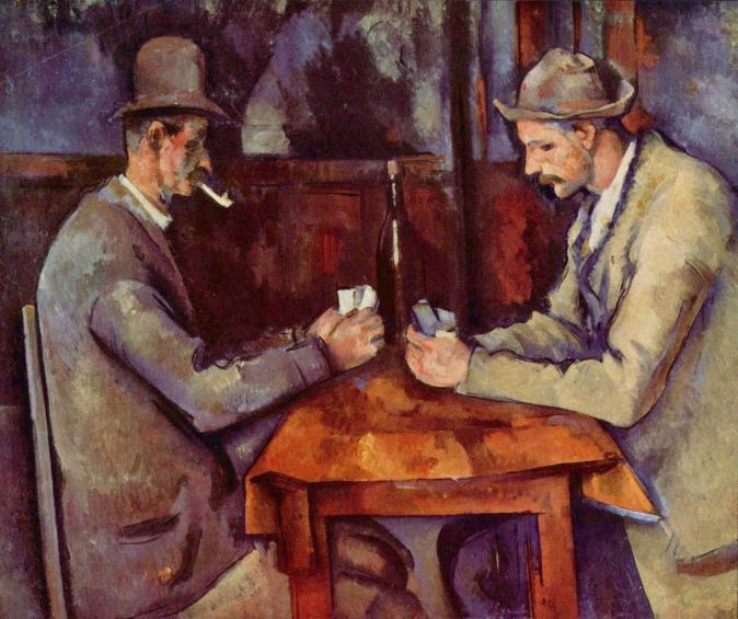 Lösung C1 / 11 3.4 Paul Cézanne ist ein französischer Maler. Er wurde 1839 geboren. Er starb im Alter von 67 Jahren. Er malte das Bild Die Kartenspieler. Dieses Bild ist sehr bekannt.