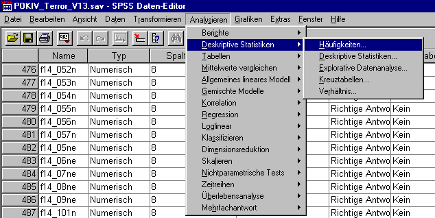 Univariate Kennwerte mit SPSS In diesem Paper wird beschrieben, wie eindimensionale Tabellen und Kennwerte mit SPSS erzeugt werden.