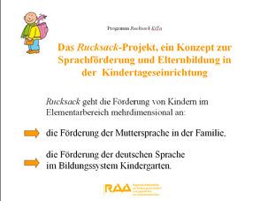 3. Workshops 3.1. Rucksack Kita Frau Dr.
