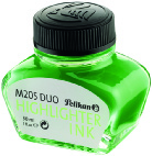 Tinten Tintenpatronen Textmarker-Tinte Gelbe und grüne fluoreszierende Tinte für das Markieren und Notieren mit dem Füllhalter 205 DUO Highlighter.