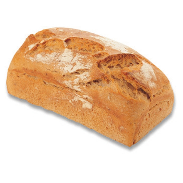 Landbrot Mischbrot, tiefgekühlt Artikelnr. 1030009 kl. 8 Traditionelle Brot aus saftigem Roggenmischteig in praktischer Kastenform. 120 min. auftauen - Fertigbackzeit: 12 min.