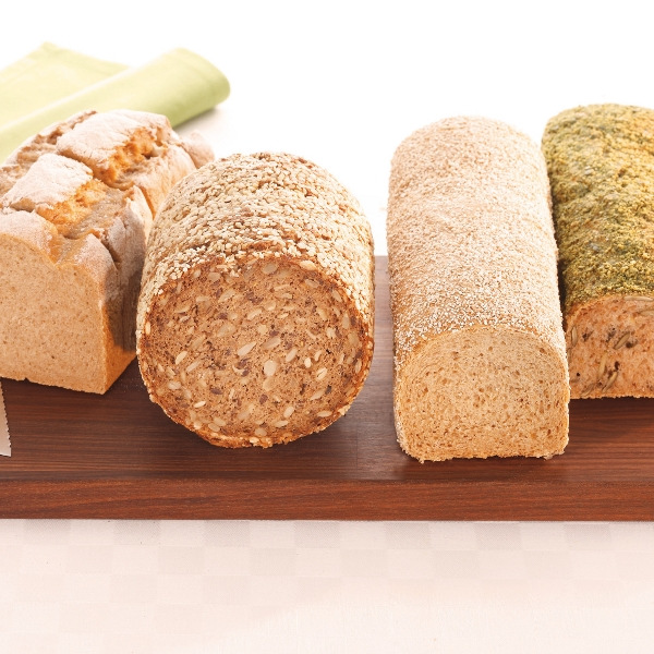 Bio-Brot-Mix Bio - Brotmischung, tiefgekühlt Artikelnr. 1030036 kl. 9 Köstliche und wertvolle Variation aus Krusten-, Körner-, Dinkel- und Kürbiskernbrot in verschiedenen ansprechenden Formen.
