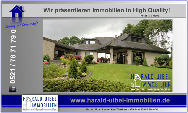 Luxus pur! Villa mit Top Ausstattung in ruhiger, zentraler Lage mit Schwimmhalle, Sauna, Kamin etc. Objektnummer: 023 Adresse: 33129 Delbrück (Ortsteil Steinhorst) Kaufpreis: EUR 695.