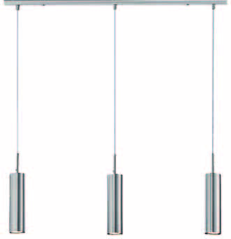 Pendelleuchten Nickel matt, Stoffschirm cappuccinofarbig, B. 128 cm, Schirm-Ø 30 cm, Gesamt-H.