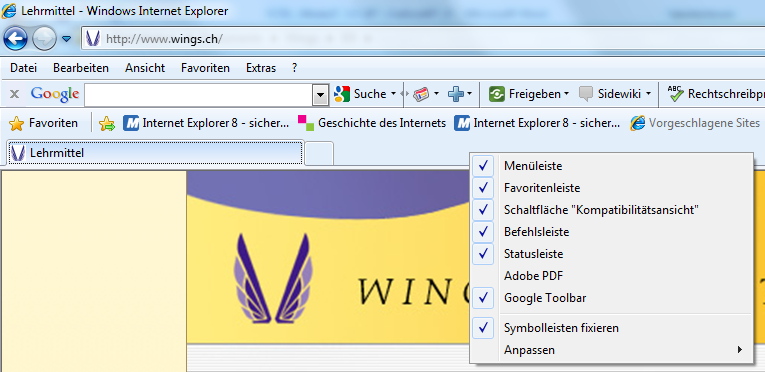 Internet leicht gemacht mit Windows Internet Explorer 8.0 & Windows Live Mail 9 2.
