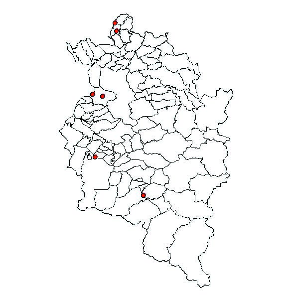 Abbildung 3: Vorkommen des Edelkrebses in Vorarlberg 12 Der Edelkrebs kommt auch im Bodensee vor (STUCKI et al.
