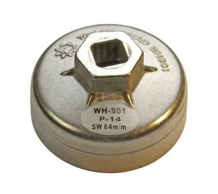 Sechskantmutter M10x1 aus Eisen, verzinkt, 14SW x 2.5mm