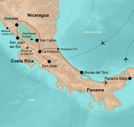 141 Costa Rica Nicaragua Panama Costa Rica Nicaragua Panama ComfortPlus 18 Tage ab 2.