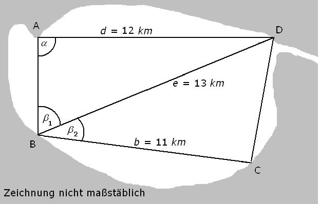 B1 Komplexaufgabe: Ausflugsschiff a) Ein Ausflugsschiff fährt bei seiner Seerundfahrt die Anleger B (Bahnhof), C (Fischerhütte), D (Wassermühle) und A (Ausflugslokal) an und erreicht dabei eine