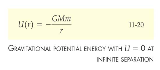 11. Die potentielle negie de Gavitation (Gavitational potential enegy) aus Gl 6.0b d = Fds = Fd da F adiale konsevative aft und d s adiale Veschiebung pot Mm Mm mit Gl. 11.