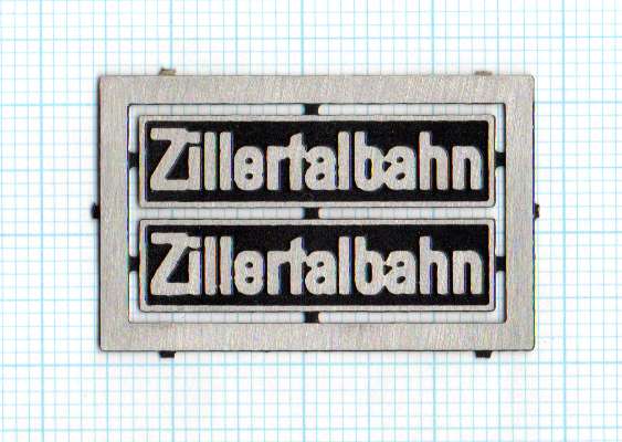 ZB Je Nummernsatz, rot lackiert 10,00 Zillertalbahn