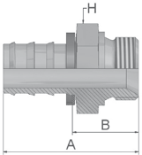 BSP B2 Dichtkopf mit BSP-Überwurfmutter 90 Bogen BS 5200-B DKR 90 ID Gewinde A B E W BSP B2 <tab>bsp_abew DN Zoll size Size mm BSP mm A mm B mm E mm W 3B282-4-4 6 1/4-4 6,4 1/4x19 42 23 29 17