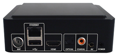 2. Anschlüsse und Signale TV-Box: Rückseite Netzwerk- Anschluss (RJ 45) Composite-Anschlüsse für Audio-/Video-Kabel (3-Stecker-Cinch) Keine Verwendung!