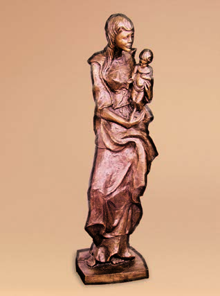 Figürliche Ornamente Madonna mit Kind,