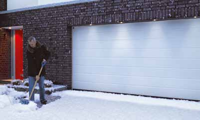 Pohodlnejší vjazd do garáže a viac miesta pred garážou a v garáži Pre každú montážnu situáciu Tvar otvoru garáže nehrá žiadnu úlohu.