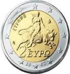 Die Münzen aus Griechenland Griechenland kam erst ein Jahr später zum Euro. Deshalb wurden die ersten Münzen in Frankreich, Spanien und Finnland geprägt. Das macht sie für Sammler interessant.
