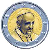 Die Münzen des Vatikanstaates ab 2014 Nach dem Rücktritt von Papst Benedikt XVI am 28.02.2013 trafen sich die Kardinäle der Weltkirche am 12. März 2013 zu einem Konklave im Vatikan.