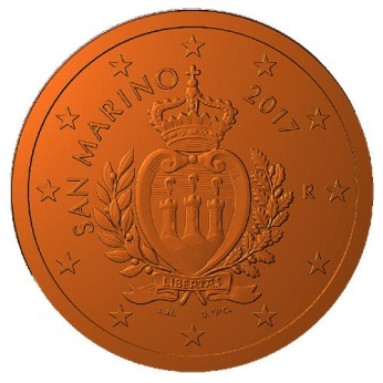 Die Münzen der Republik San Marino ab 2017 Auch San Marino änderte das Erscheinungsbild seines Kursmünzensatzes, wie der Vatikan.