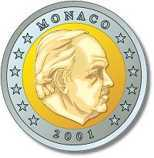 Die Münzen aus Monaco Herrlich am Mittelmeer gelegen umgeben von Südfrankreich finden wir das kleine Fürstentum Monaco.