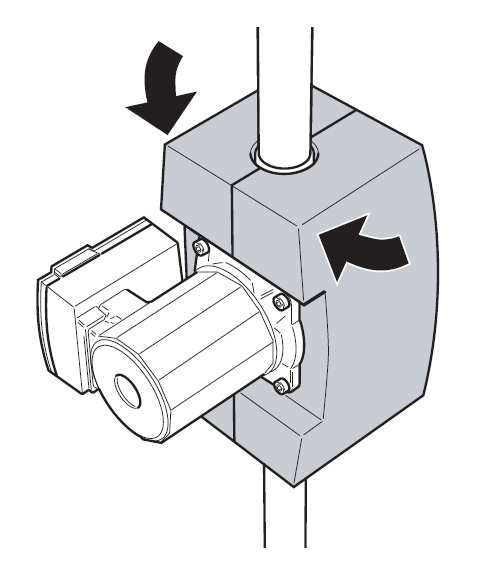 INŠTALÁCIA Obr. 4.6: Izoláciu uložiť okolo čerpadla a natrieť Izoláciu telesa čerpadla umiestniť okolo čerpadla a obe rezné plochy natrieť tenkou rovnomernou vrstvou lepidla Armaflex. Obr. 4.4: Vyčistenie prírub Prírubu motora čerpadla a pásiky Armaflexu vyčistiť špeciálnym čističom pre Armaflex.