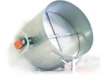 Diermayerklappe HKS 110 für Standgeräte oder Heizeinsätz Abgasklappe thermisch