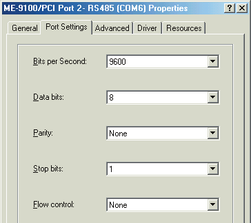Handbuch ME-90 PC/104-Plus, ME-9000/9100/9300 cpci/pci/pcie Rev. 2.31D Um zu den Einstellungen zu gelangen, markieren Sie im Geräte- Manager unter Anschlüsse (Ports) den betreffenden Port (siehe Abb.