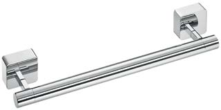 Der Ppierhlter mit fester Rollenhse und eweglihem Dekel in Chrom hält ds Ppier stets mit einer Portion Elegnz ereit.