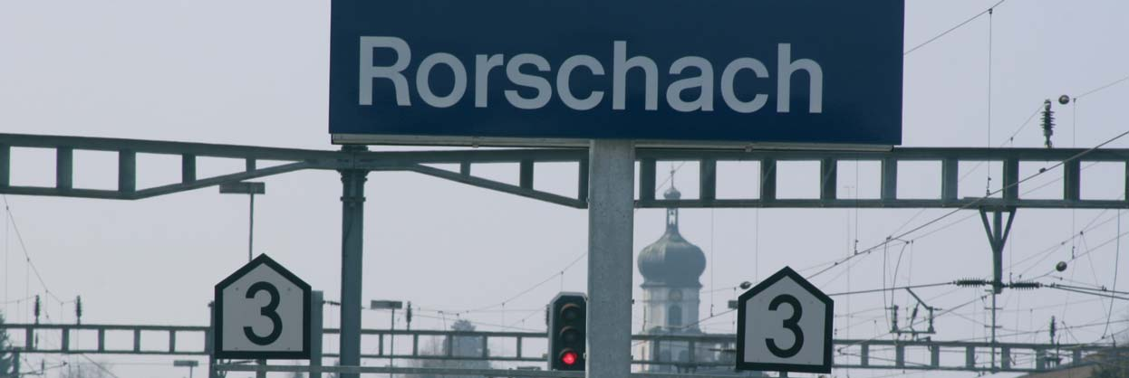 Romanshorn Rorschach (3) Zugfahrt in der Gegenrichtung (Rorschach Romanshorn) Die Seelinie von Thurbo führt dem Bodensee und Rhein entlang durch eine abwechslungsreiche Seen- und Flusslandschaft.
