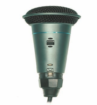 Dynamische Mikrofone (mono) Dynamisches Mikrofon (mono) - 3-stufige Lautstärkeregelung - 6,3 mm / XLR Stecker - Zinc Alloy Gehäuse - 5 m Kabellänge - Uni-direktional - Impedanz 500 Ω DM 60 EDV-Nr.