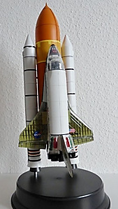 25 Tischmodell Russische Trägerrakete Soyuz ST Für Galileo Starts Modell in Metall MST 1:144 26