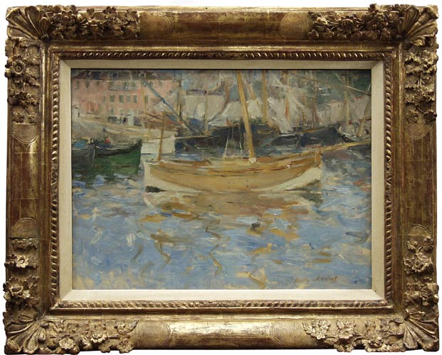 Berthe Morisot (1841-1895) Der Hafen von Nizza (Le port de Nice) 1881/82 signiert unten