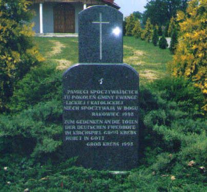 Graudenz - Grudziądz Friedhofskapelle Bezeichnung: Gedenktafel Jahr der Errichtung: 15.