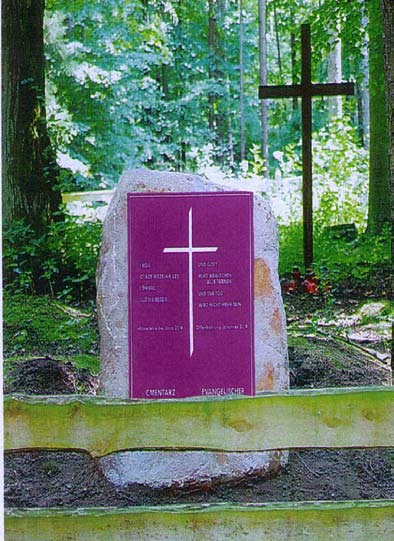 Czichen, Kreis Strasburg Ciche, 87-305 Zbiczno, Powiat Brodnicki Nördlich hinter dem kathl. Friedhof Jahr der Errichtung: 9.