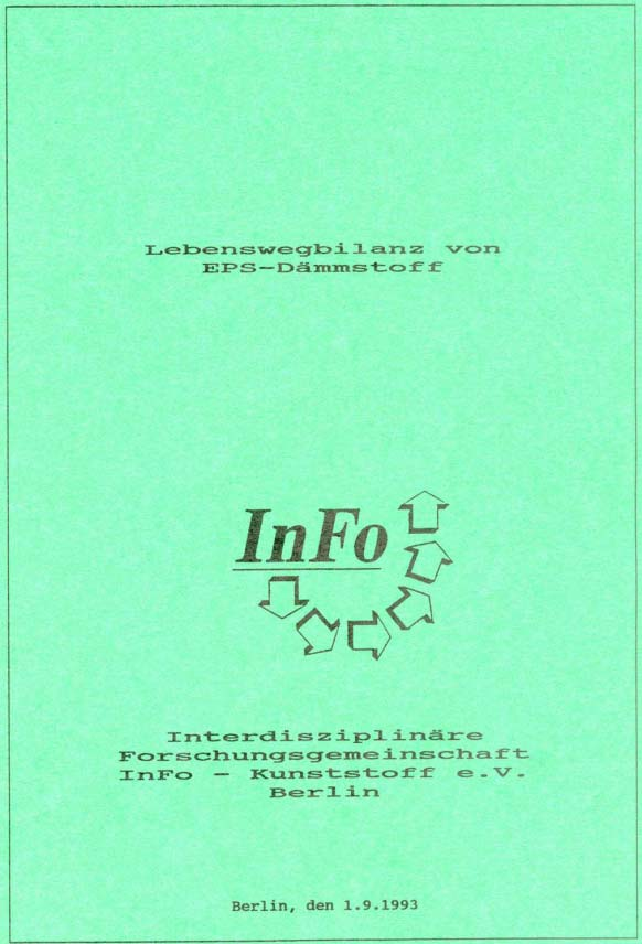 IVH - Ökobilanz 1993 Erste