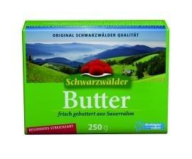 Schwarzwälder Butter original Schwarzwälder Qualität Produziert im Allgäu mit Milch aus dem Allgäu, sowie sechs weitere