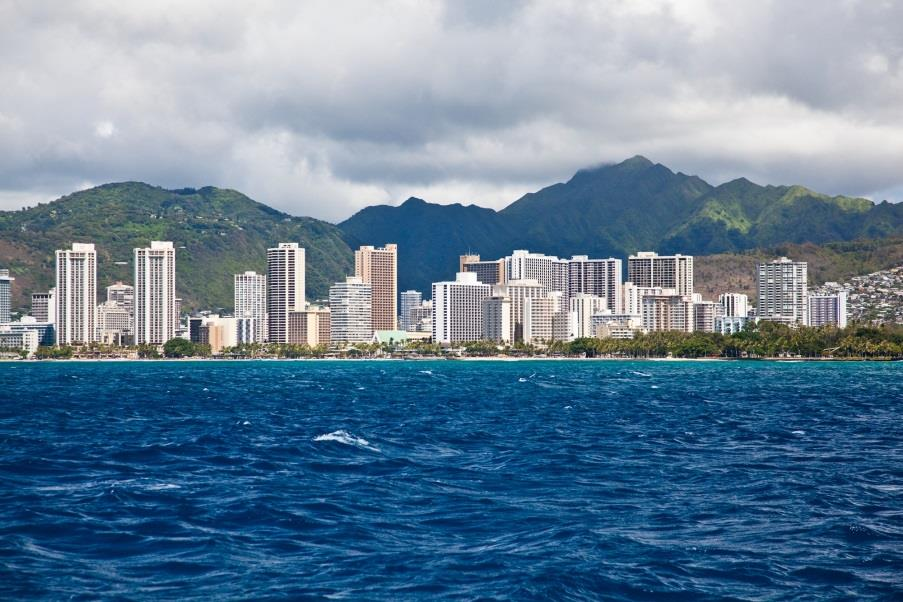Tag 1-3: Willkommen in Honolulu Ihre Rreise durch das Inselparadies Hawaii startet mit Ihrer Ankunft in Honolulu auf Oahu.