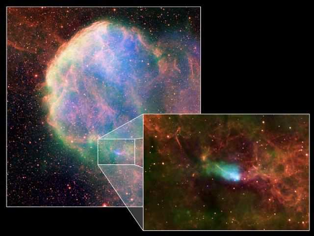 Supernovaüberrest - Neutronenstern