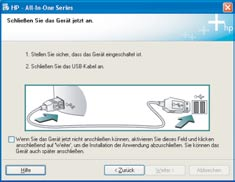 B3 Software auf weiteren Computern installieren Wenn Sie weitere Computer in Ihr Netzwerk eingebunden haben, müssen Sie die HP All-in-One Software auf jedem dieser Computer installieren.