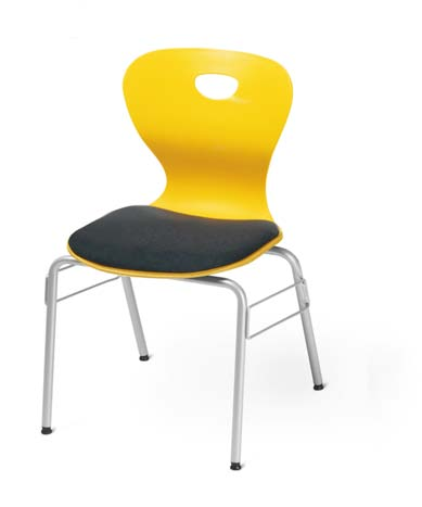 Agiro-four kunststoff Schale: Ergonomisch geformte, elastische Kunststoff-Sitzschale mit Griffloch aus glasfaserverstärktem PP in 2-komponentigem Aufbau.