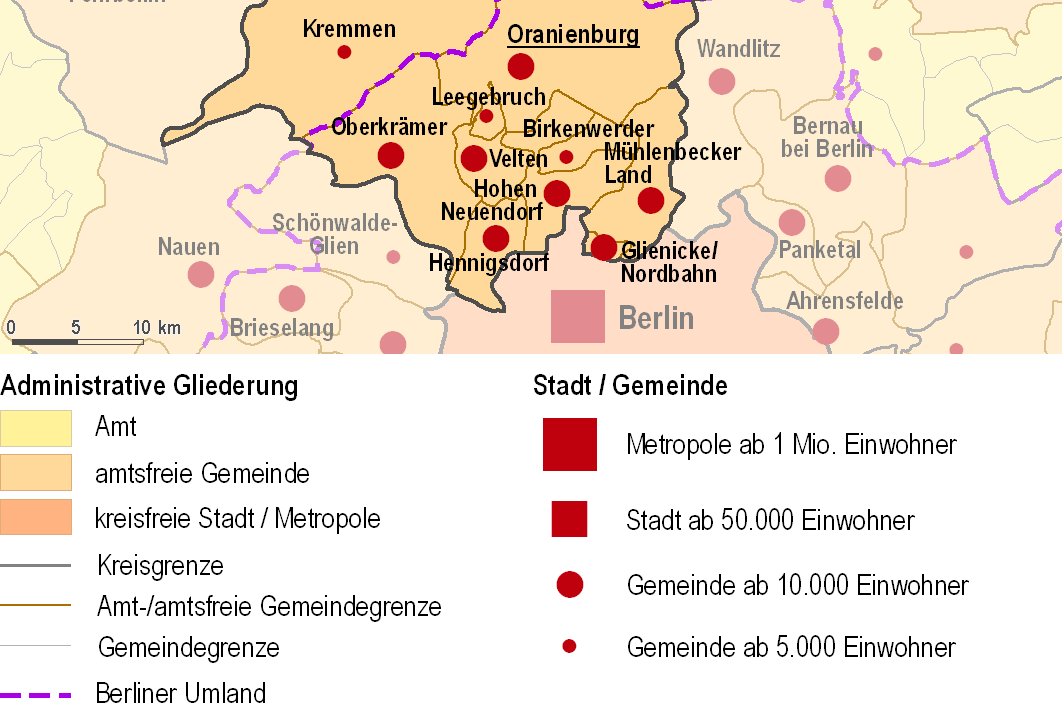 Lage Landschaft Übersicht Topografie Der Landkreis Oberhavel (OHV) reicht von der nördlichen Stadtgrenze Berlins bis an die Landesgrenze zu Mecklenburg-Vorpommern; mit rund 1.
