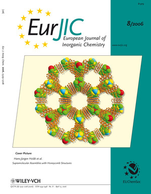 Supramolecular Assemblies with Honeycomb Structures by π-π Stacking of ctahedral Metal Complexes of 1,12-Diazaperylene (Eur. J. Inorg. Chem.