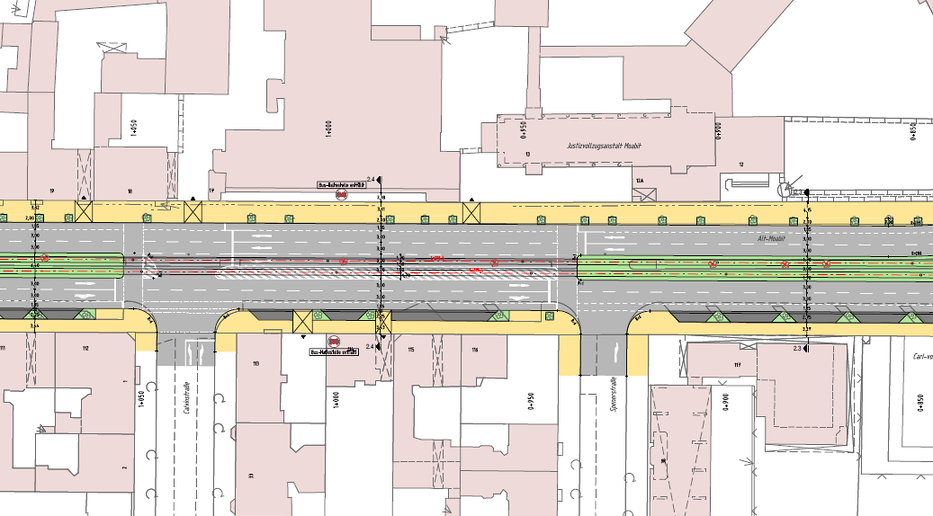 Auszug Vorplanung Alt-Moabit: KP Spener