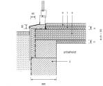 5. Terrassentüren nach Beiblatt 2 zu DIN 4108 Detail-Vorschlag Isothermendarstellung Detail 5a: Gleichwertig zu Bild B.35 Beiblatt 2. Beheizter Ziegelkeller analog Detail 2b.