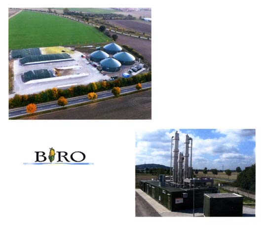 Bioenergie in der Beispiel für Anlage mit Direkteinspeisung Biogasanlage Ronnenberg 28 Millionen kwh / Jahr Strom und Wärme für ca. 1.