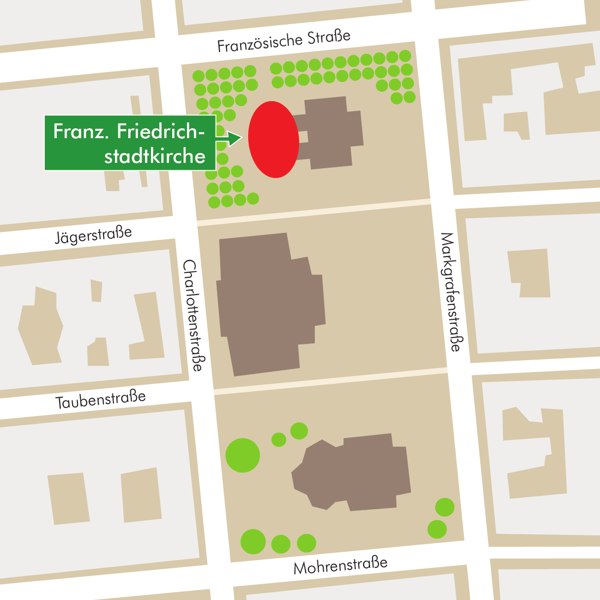 ANREISE Veranstaltungsort Französische Friedrichstadtkirche Gendarmenmarkt 5, 10117 Berlin U-Bahn U2: Hausvogteiplatz oder Stadtmitte U6: Französische Straße Bus Bus 100, 200 und 348: Friedrichstraße