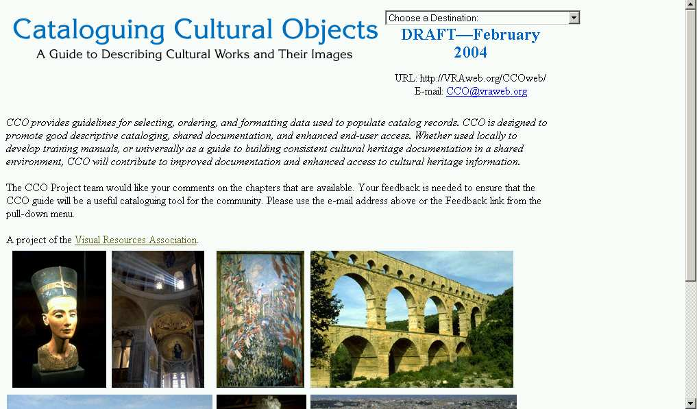 Kurzvorstellung des CCO Cataloguing Cultural Objects: A Guide to Describing