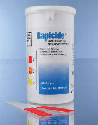 MEDIVATORS Desinfektion für alle Anforderungen RAPICIDE RAPICIDE Hochwirksames Desinfektionsund Sterilisationsmittel RAPICIDE ist ein schnell wirksames, nicht färbendes, wiederverwendbares