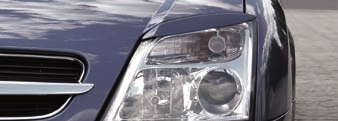 AuSSendesign SCHEINWERFER-BLENDEN OPEL Opel Corsa C, 10/00 10/06 Combo C, 10/01 10/06 mit serienmäßigen Haupt scheinwerfern Automotive Lighting H7 + H7 Valeo H7 + H7 ZKW 3D Ellipsoid H7 + H7 d2s